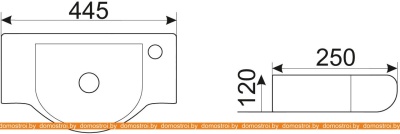 Умывальник CeramaLux 9306 фотография