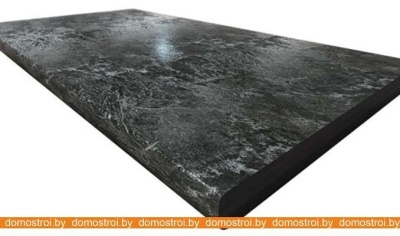 Кухня Интерлиния Мила Лайт 2.1 (бетон-бетон-кастилло темный) фотография