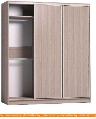 Шкаф-купе Глазов Домашний 2000 ЛДСП (ясень шимо светлый) фотография