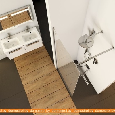 Душевой уголок Ravak Walk-In Wall 120 (серебристый/прозрачное) фотография