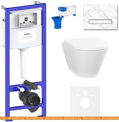 Унитаз Lavinia Boho Relfix Elegant Rimless 7 в 1 87561115 (statuary камень) фотография