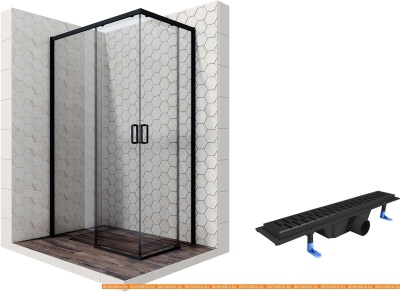 Душевой уголок Ambassador Set 11011205L-ST3 фотография