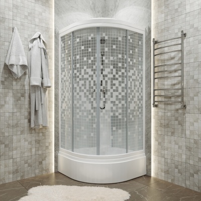 Душевая кабина Triton Стандарт В3 ДН4 90x90 мозаика фотография