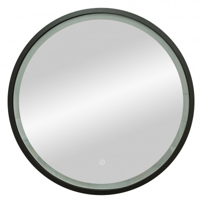 Зеркало c LED подсветкой Континент Style Black LED 60x60 фотография