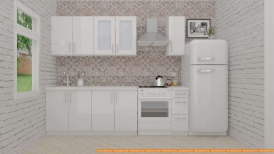 Кухня ВерсоМебель ВерсоЛайн 7-1.9 (белый 001) фотография