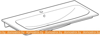 Умывальник Geberit Renova Plan 122200000 фотография