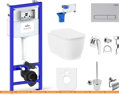 Унитаз Lavinia Boho Relfix Bell Pro Rimless 10 в 1 98010099 (матовый пластик) фотография