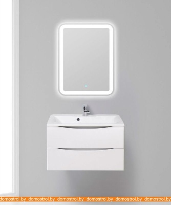 Тумба под умывальник BelBagno Marino-800-2C-SO-BL-P (bianco lucido) фотография