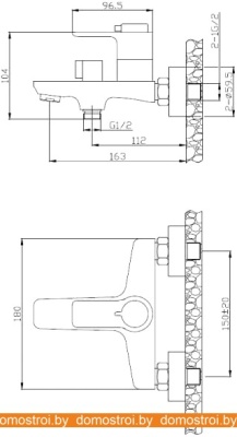 Смеситель BelBagno Ancona ANCONA-VAS-CRM фотография