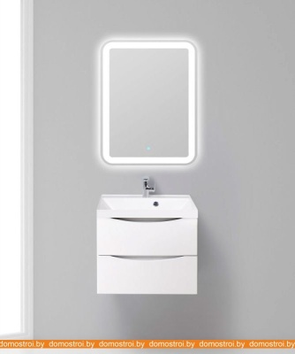 Тумба под умывальник BelBagno Marino-600-2C-SO-BO-P (bianco opaco) фотография