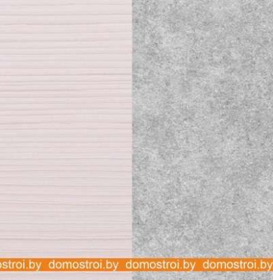 Кухня Интерлиния Мила 17 (вудлайн кремовый-бетон-бискайская сосна) фотография