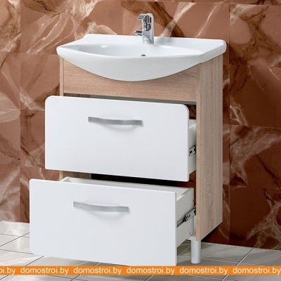 Тумба Акваль Сеул 65 СЕУЛ.65.65.10.N под умывальник Чезаро 65 фотография