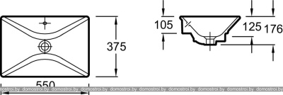 Умывальник Jacob Delafon Reve E4819-00 фотография