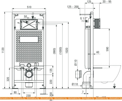 Унитаз Deante Anemon CDZS6WPW фотография