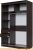 Шкаф-купе SV-Мебель №19 Классик 1.5 (черный/дуб венге) фотография