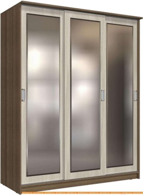 Шкаф-купе Интерлиния Неаполь АН-012-18-03 БФ (ясень шимо светлый/ясень шимо темный) фотография