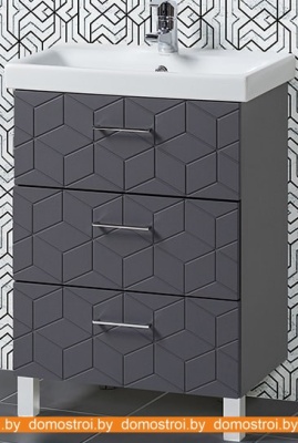 Тумба Акваль Нова 60 НОВА.60.10.27.N под умывальник Moduo 60 фотография