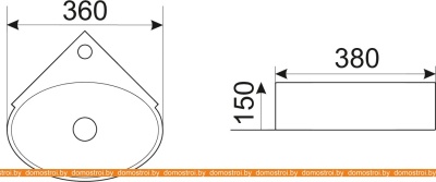 Умывальник CeramaLux 9359 фотография