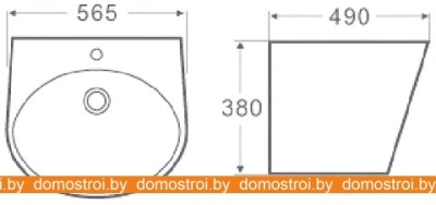 Умывальник WeltWasser Telbach 006 GL-WT фотография