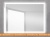 Зеркало BelBagno SPC-GRT-1000-600-LED-BTN фотография
