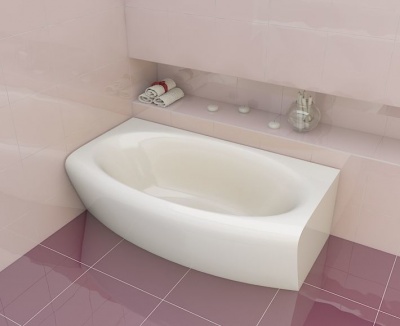 Лицевая панель для ванны Эльмира 180x85 боковая фотография