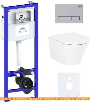 Унитаз Lavinia Boho Relfix Biore Rimless 6 в 1 77040099 (матовый пластик) фотография