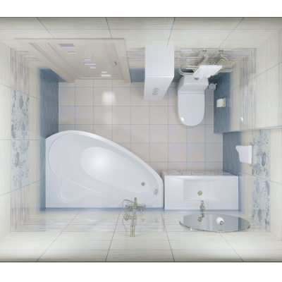 Акриловая ванна Triton Пеарл-Шелл 160x104 левая фотография