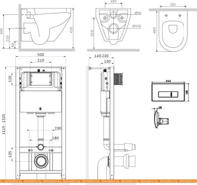 Унитаз AM.PM Spirit 2.0 FlashClean IS48001.701700 фотография