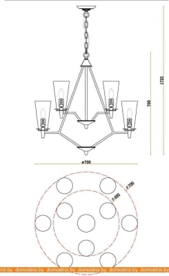 Подвесная люстра Favourite Raute 2964-9P фотография