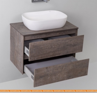 Тумба под умывальник BelBagno Pietra-800-2C-SO-PT (stone) фотография