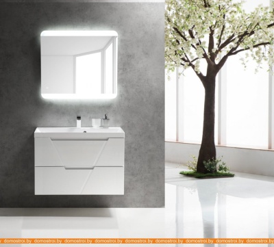 Тумба под умывальник BelBagno Vittoria-900-2C-SO-BL (bianco lucido) фотография