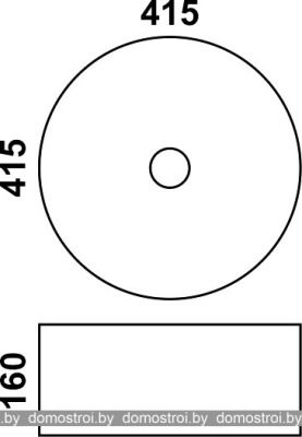 Умывальник Melana MLN-7076 (черный) 41.5x41.5 фотография