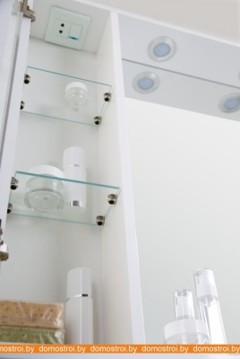 Шкаф с зеркалом BelBagno Marino-SPC-700/750-1A-BL-P-R (bianco lucido) фотография