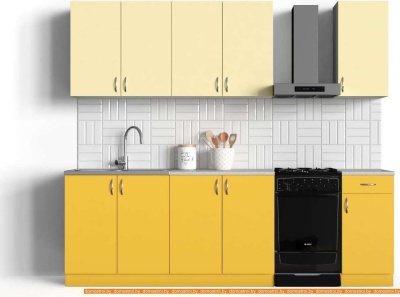 Кухня Сивирин-Компани Клео колор 2,0 (желтый\лимонный) фотография