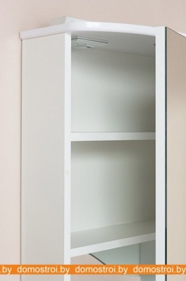 Шкаф с зеркалом Onika Лидия 50.01 правый (белый) 205004 фотография