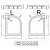 Акриловый поддон Radaway Laros E Compact L/R 100x80x17 фотография