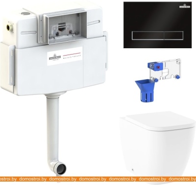 Унитаз Lavinia Boho Relfix One 5 в 1 87060220 (черный пластик) фотография