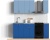 Кухня Сивирин-Компани Клео колор 1.5 (королевский синий/капри синий) фотография