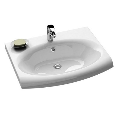 Умывальник Ravak Evolution XJE01200000 со скрытым переливом фотография