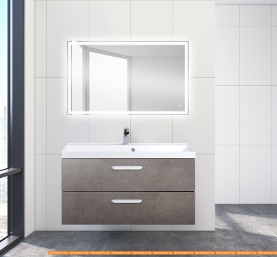 Тумба под умывальник BelBagno Aurora-1000-2C-SO-PG (pietra grigio) фотография