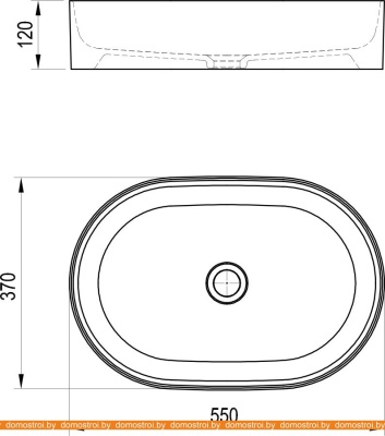 Умывальник Ravak Ceramic Slim O XJX01155001 фотография