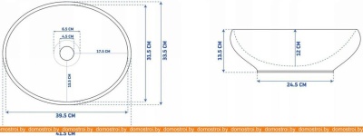 Умывальник Pea Sofia (золотистый) фотография