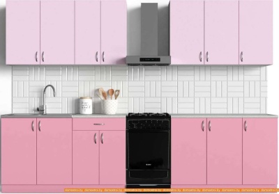 Кухня S-Company Клео колор 2.6 (роза/лаванда) фотография