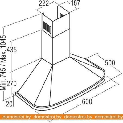 Вытяжка CATA Neblia 600 Ivory 02052803 фотография