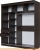 Шкаф-купе SV-Мебель №15 2 м (ясень шимо темный/венге) фотография