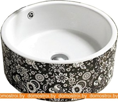 Умывальник Melana MLN-7076 (черный) 41.5x41.5 фотография