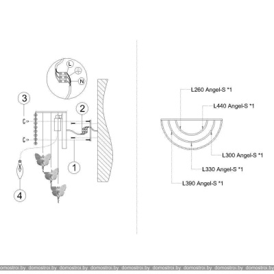Светильник бра Favourite Fairies 1165-2W фотография