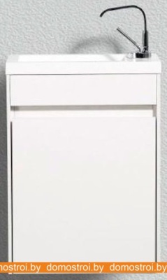 Тумба под умывальник BelBagno Pietra Mini-400-1A-SO-BL-R (правый, bianco) фотография