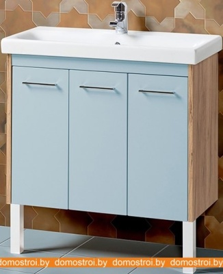 Тумба Акваль Мята 80 МЯТА.80.10.18.N под умывальник Moduo 80 фотография