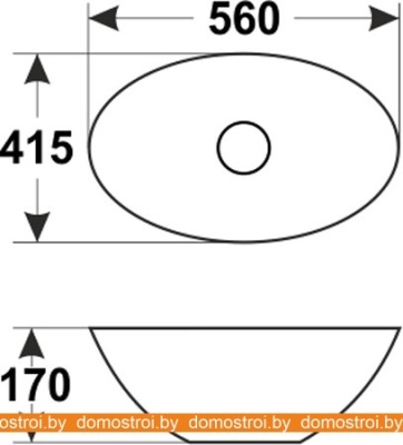 Умывальник Melana MLN-509 56x41.5 фотография